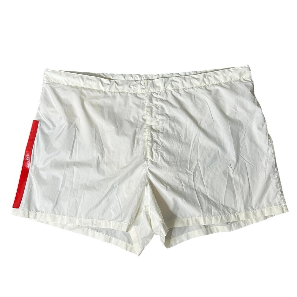 PRADA Rare Mens Logo Swim Trunk Liner Shorts Italy Size 56 XXL Nylon Blend